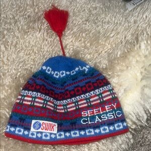 Swix Seeley Classic American Birkebeiner Birkie Ski Cap Hat